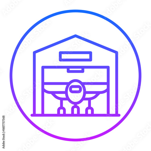 Hangar Vector Icons