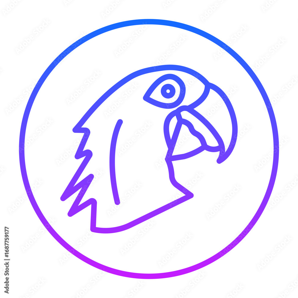 Obraz premium Macaw Vector Icons