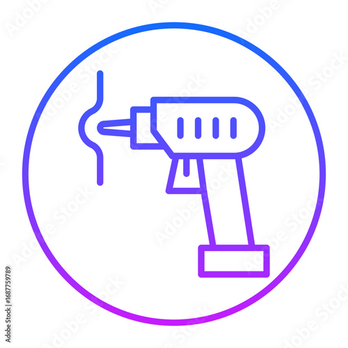 Automatic Drilling Vector Icons