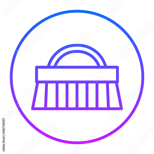 Cleaning Brush Vector Icons