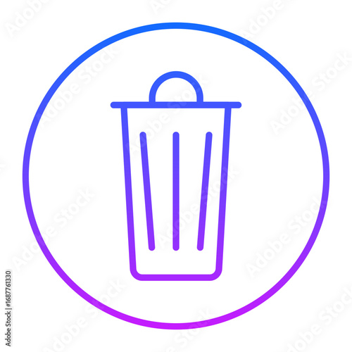 Trash Bin Vector Icons