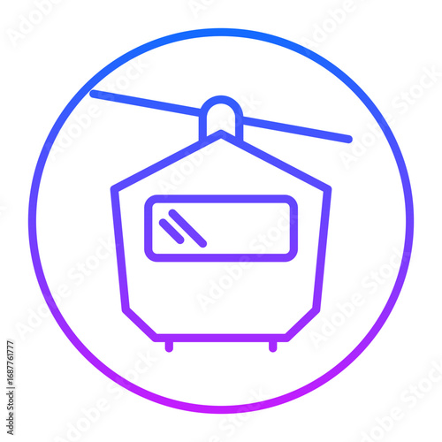Cable Car Vector Icons