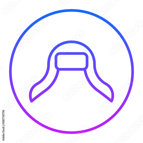 Earflaps Vector Icons