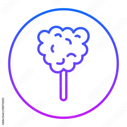 Cotton Candy Vector Icons