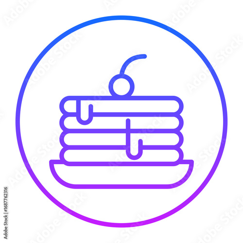 Pancakes Vector Icons