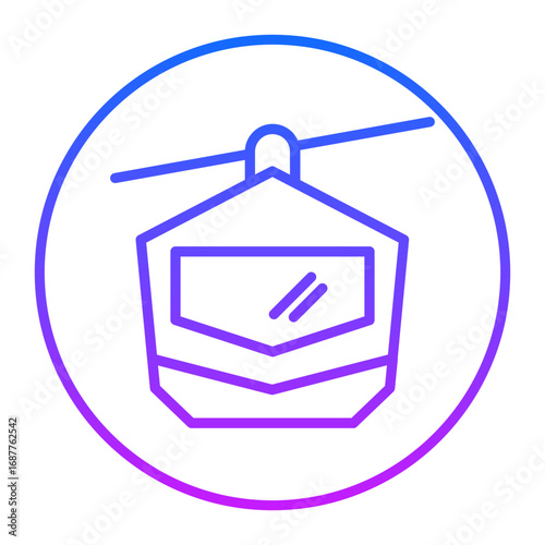 Cable Car Vector Icons