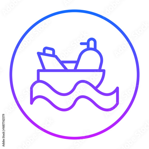 Jet Ski Vector Icons