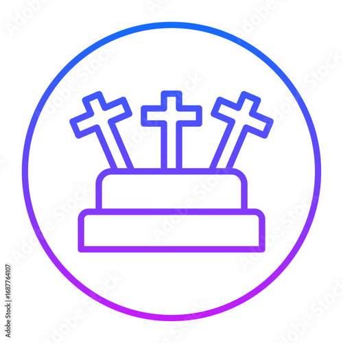 Golgotha Vector Icons