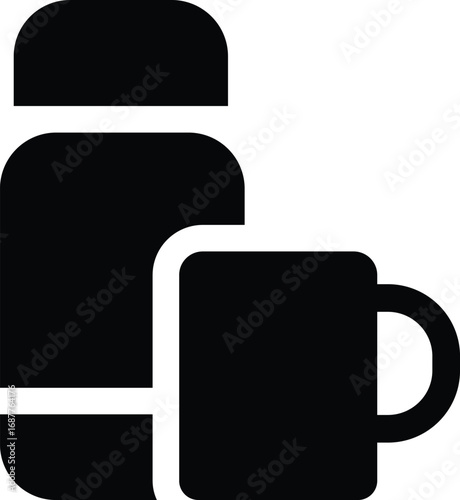 Stay refreshed anywhere with this convenient travel mug and bottle set for hydration on the go