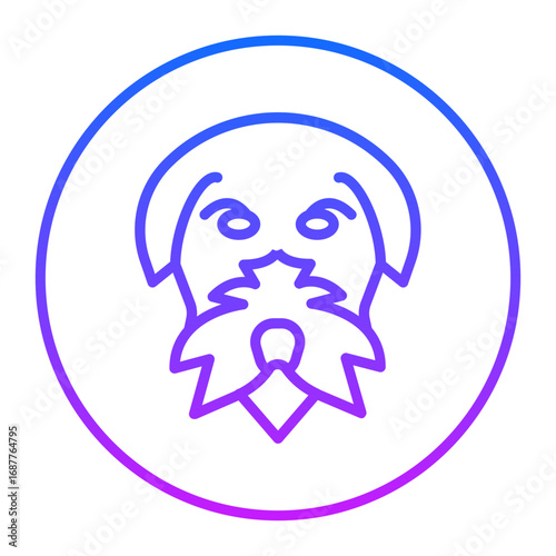 Irish Wolfhound Vector Icons