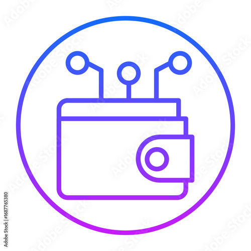 Digital Wallet Vector Icons