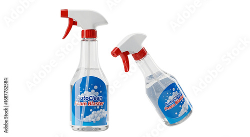 AutoClean Foam Blaster Spray Bottle Set.