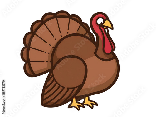 thanksgiving turkey cartoon