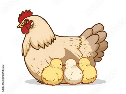 hen and chicken