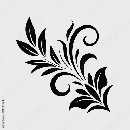 Vector of silhouette of santa claus in a sleigh pulled by a reindeer