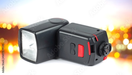 Black camera flash