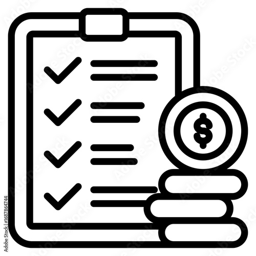 Asset List line icon