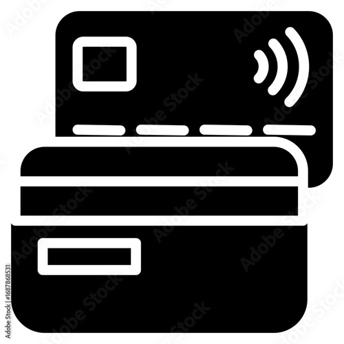 Savings Jar glyph icon