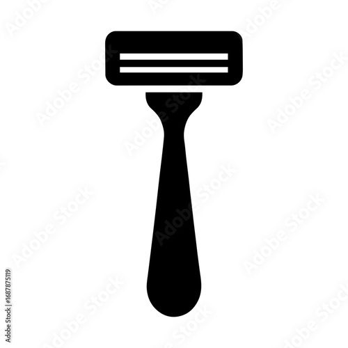 Razor icon with transparent background
