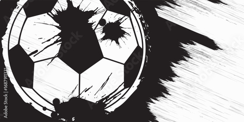 Soccer Ball Football Bounce Doodle Drawing Illustration Vector Icon