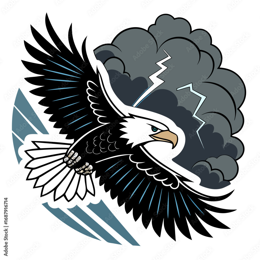 Obraz premium Lightning Claw Logo for Extreme Branding 