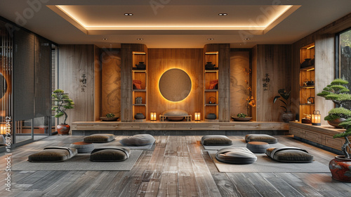 interior of an old wooden house