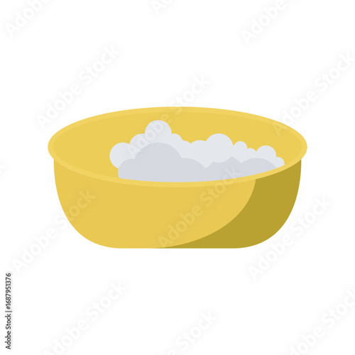 Soap icon flat vector design illustration template in trendy style