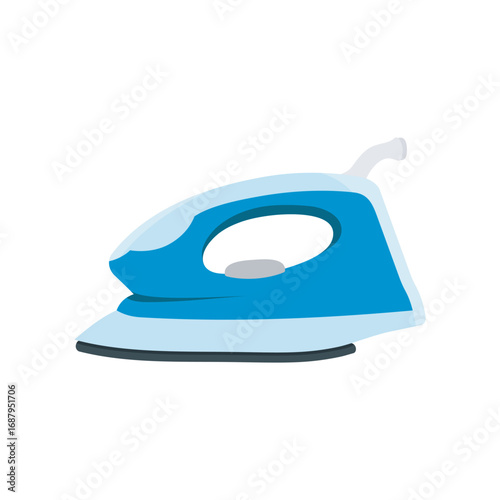 Iron icon flat vector design illustration template in trendy style
