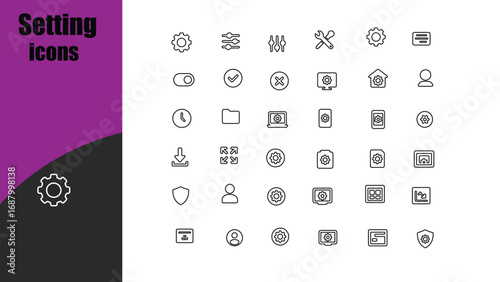 Setting icons