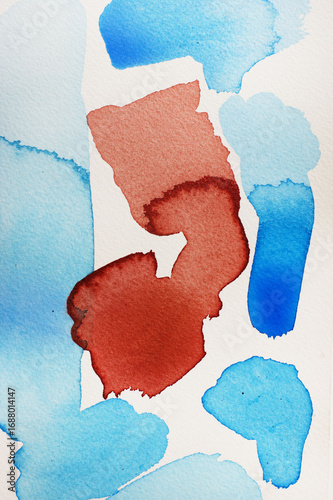 Abstract watercolor background design wash