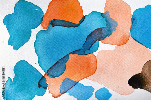 Abstract watercolor background design wash