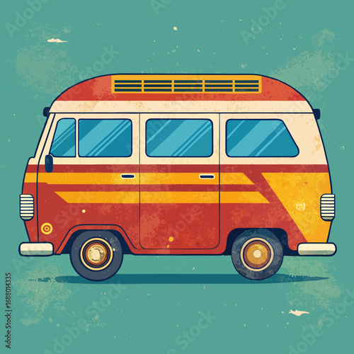 camper van vector