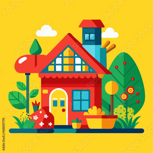 cute home vector