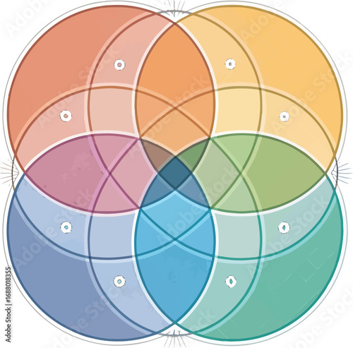 Circular Arrow Infographic with Target and Dart Business Concept