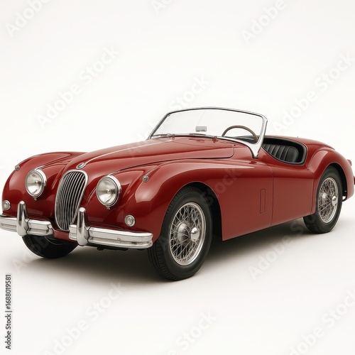 Classic vintage sports car restoration showcasing timeless automotive design and heritage craftsmanship