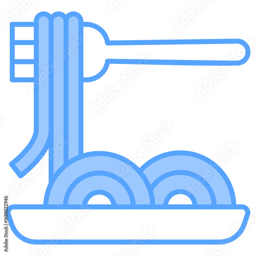 Pasta Blue Icon