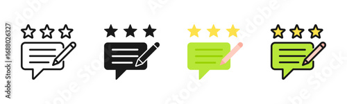 Feedback Icon Pack In Multiple Styles