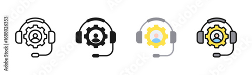 Assistance Icon Pack In Multiple Styles