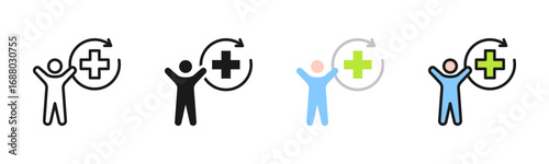 Rehabilitation Icon Pack In Multiple Styles