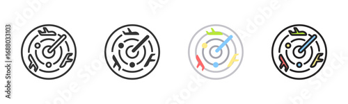 Traffic Report Icon Pack In Multiple Styles