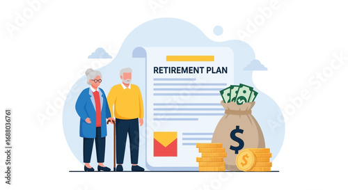 Retirement Planning with Elderly Couple and Money Savings