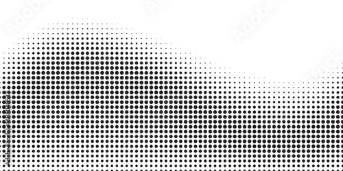 Background with monochrome dot texture. Polka dot pattern template. Background with black dots - stock vector dots.