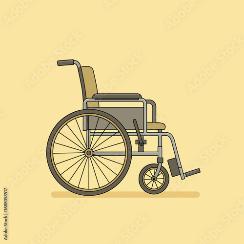 wheelchair vector illustration