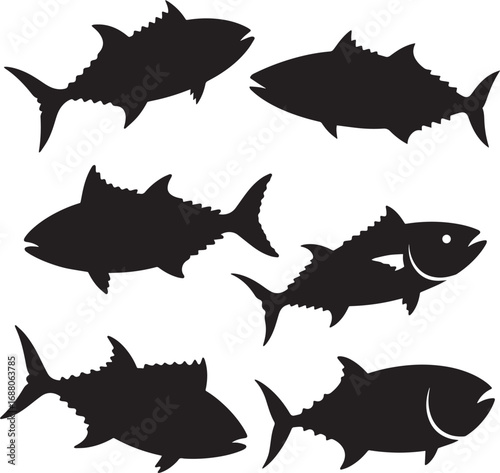 Tuna Fish Silhouette