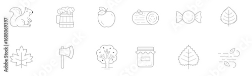  Leaves and Autumn Icons. png