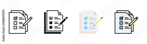 Test Icon Pack In Multiple Styles