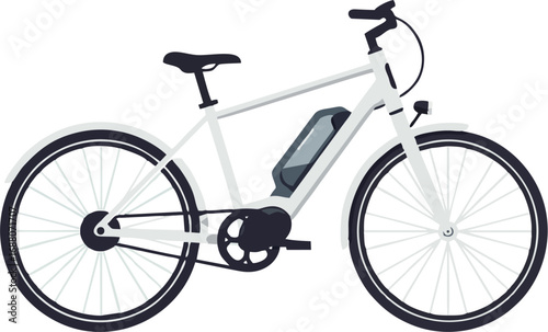 Electric bike sleek modern and ready to ride
