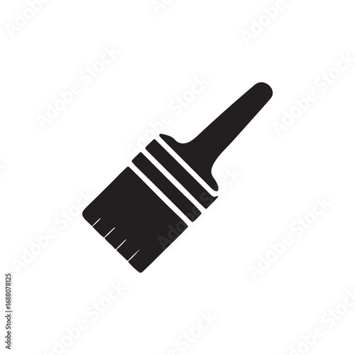 Paint Brush Icon Silhouette