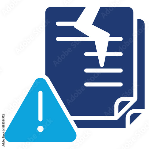 Policy Violation  Mixed color icon