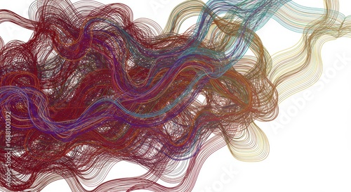 A Vibrant Tangle of Digital Filaments Unraveling into a Flowing Current